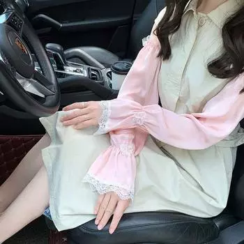 Anti-UV Sunscreen Sleeve UV Insulation Sun Protection Cover Thin Ice Silk Sleeves Women