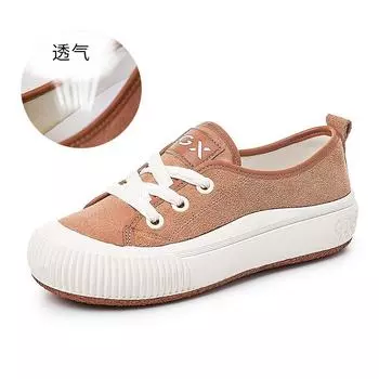 Anti-velvet cowhide little white shoes women s 2025 spring and summer new casual flat shoes versatile shoes children s platform leather women s shoes 35