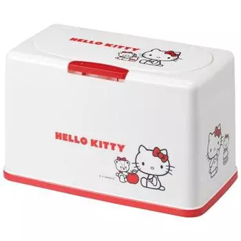 Антибактериальная маска Skater Stocker Lift-Up Type Hello Kitty & Tiny Chum Sanrio вмещает около 60 масок MKST1NAG-A