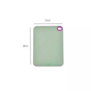 Антибактериальная нескользящая складная разделочная доска из ТПУ: Двусторонний, Защита от плесени, Идеально подходит для детского питания и многого другого Square