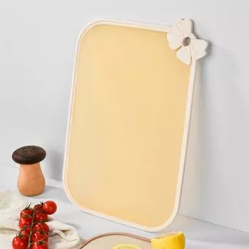 Антибактериальная разделочная доска для фруктов, разноцветная разделочная доска, двухсторонняя разделочная доска для мяса и фруктов розовый