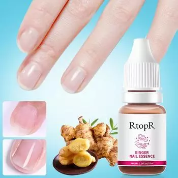 Антибактериальное эфирное масло имбиря RtopR для ногтей способствует росту ногтей, восстановлению и здоровью 1pcs