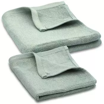 Антибактериальное бамбуковое волокно Luxury Odor Water Quick Organic Pile Подарочный набор из 2 полотенец для рук и лица 100% Полотенце, бамбук, антибактериальное, устойчивое,