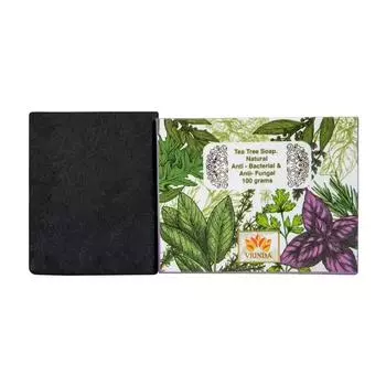 Антибактериальное и противогрибковое мыло для ванн (100 г), Anti-Bacterial & Anti-Fungal Bathing Soap, Vrindaam 10.6875