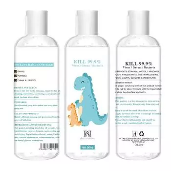 Антибактериальное мытье рук убивает 99,9% микробов/бактерий, дезинфицирующее средство для рук (80 мл) JSG003