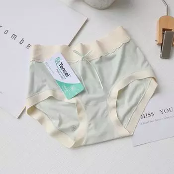 Антибактериальные модальные трусики женское нижнее белье со средней талией треугольные трусы для женщин трусики L светло-зеленый