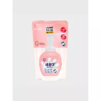 Антибактериальный порошок для мытья рук Daiso Secomma Bubble, сменный блок, 200 мл