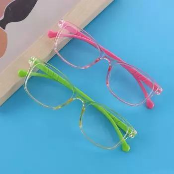 Антибликовые детские блокирующие очки оптические очки прозрачные очки анти синий свет black&red-Rectangle