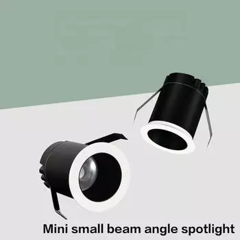 Антибликовые мини-светодиодные точечные светильники 1 Вт/5 Вт, встраиваемые, ультратонкие, COB, небесные цветочные лампы, шкаф, домашнее освещение