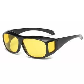 Антибликовые очки ночного видения для водителя Модные солнцезащитные очки Очки для езды на велосипеде Очки с улучшенным освещением для ночного вождения Автомобильные аксессуары