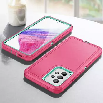 Антибликовый защитный чехол для Samsung Galaxy A54 A14 5g A13 A53 A04s S23 Ultra S22 Plus, противоскользящая задняя крышка, принципиально for Galaxy S22 красный