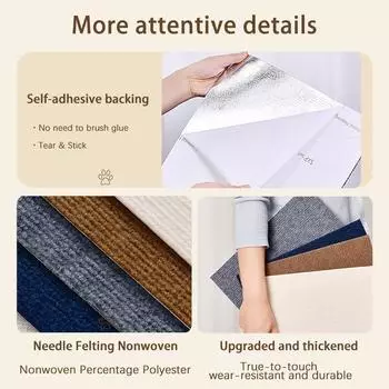 Антицарапающий диван для кошек Когтеточка для кошек Защита дивана Лапки Точильный Подрезаемый Самоклеящийся коврик Когтеточка для кошек Игрушки для кошек 30x30cm хаки