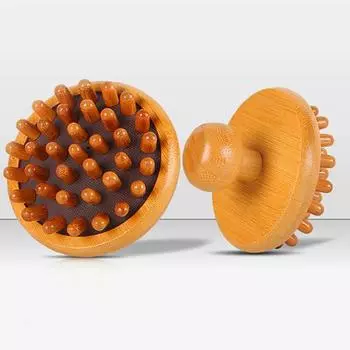 Антицеллюлитная щетка для тела, успокаивающее деревянное эфирное масло, спа, воздушная подушка, массажная расческа для волос, массажная щетка для кожи головы, массажер для тела