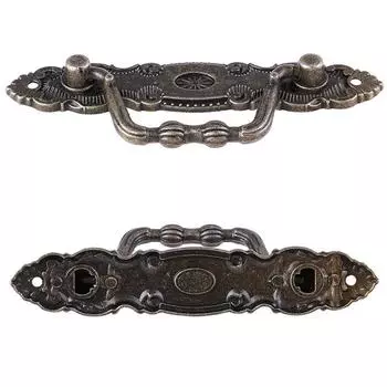 Античная бронзовая дверь ящика сплава цинка ручки мебели для ящика дрессера