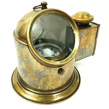 Карданный подвес морской антикварный латунный компас свадебный подарок морской нактоуз лодка масляная лампа