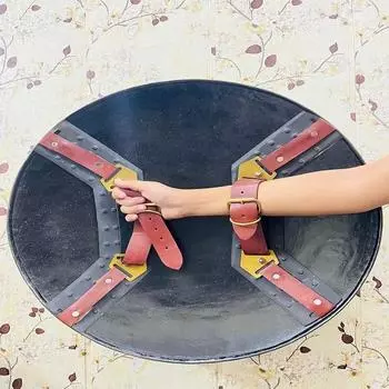 Античный щит, чугунный щит, щит для еды, средневековый щит для ролевых игр