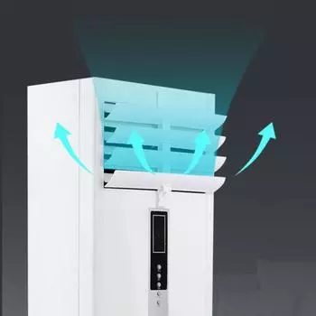 Антидеформированный, устойчивый к разрыву, полезный выдвижной самоклеящийся дефлектор, перегородка кондиционера с воздушным крылом белый