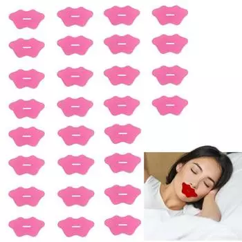 Антихраповые полоски для сна Gentle Less Mouth Seal Tape Stop Snore Mouth Correction Stickers 10Pcs