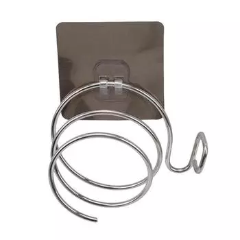 Антикоррозийный держатель для фена из нержавеющей стали Стойка для фена Стойка Полка Аксессуары для ванной комнаты One Size