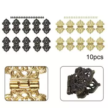 Антикварная бронзовая мебельная коробка, петля, ящик двери шкафа, декоративный бронзовый