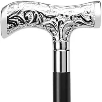 Антикварная латунная трость Роскошная трость Красивая латунная серебряная трость