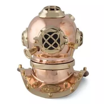Sea Diver Декоративный стол для дайвинга, шлем для дайвинга, морская реплика, деревенский винтажный домашний декор, подарки