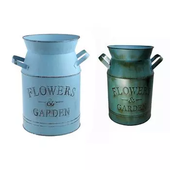 Антикварная синяя ваза в форме цветка керамическая антикварная синяя скульптура X3UC