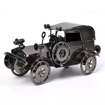Антикварная винтажная модель автомобиля ручной работы, коллекционные игрушки для бара или домашнего декора