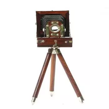 Антикварная винтажная пленка, деревянный штатив, коллекционный студийный подарок, Рождественский подарок