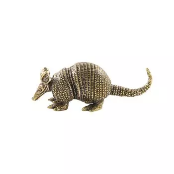 Антикварные латунные фигурки крысы-опоссума, украшение, американские животные, украшение для стола, винтажный домашний декор