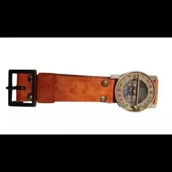 Антикварные наручные часы в винтажном стиле с морскими солнечными часами и компасом