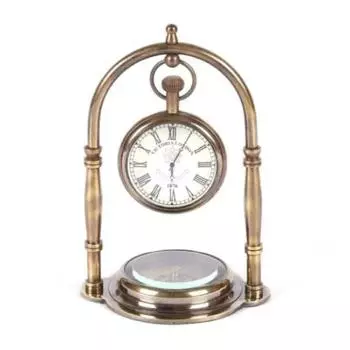 Антикварные настольные часы с латунной отделкой, настольные часы с каминной полкой, римские аналоговые часы в стиле деко