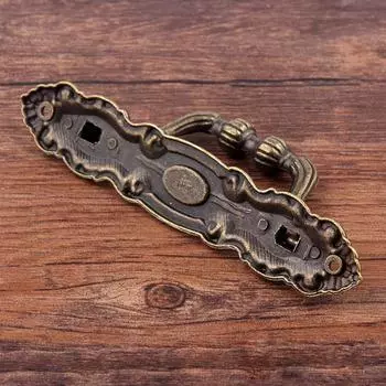 Антикварные ручки-скобы для дверцы ящика шкафа деревянные ручки металлические ручки для ящика ящика ручка P4C2 Antique bronze-One-size