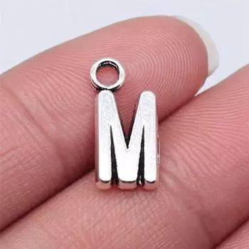 Антикварные серебряные цветные бирки с буквами, подвески, подвеска для автомобиля, изготовление ювелирных изделий