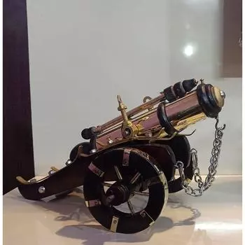 Антикварный экспонат Декоративные элементы для гостиной Деревянный канон Деревянный