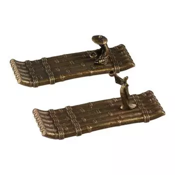 Антикварный цинковый сплав держатель для ароматерапии мини-вставка для благовоний украшение рыбацкий поднос для благовоний для помещений style 2