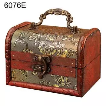 Антикварный деревянный держатель для ювелирных изделий Сакура Нарцисс Органайзер Коробка для хранения безделушек