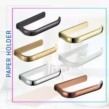 Антикварный держатель для рулона бумаги, черный никель, хром, розовое золото, белая латунь, полка для туалетной бумаги, держатель для туалетной бумаги, кухонный держатель для туалетной бумаги в ванной комнате