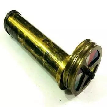 Антикварный двойной вращающийся калейдоскоп ручной работы подарок