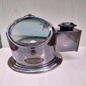 Антикварный компас-нактоуз с масляной лампой, морской шлем для украшения дома и офиса, подарок