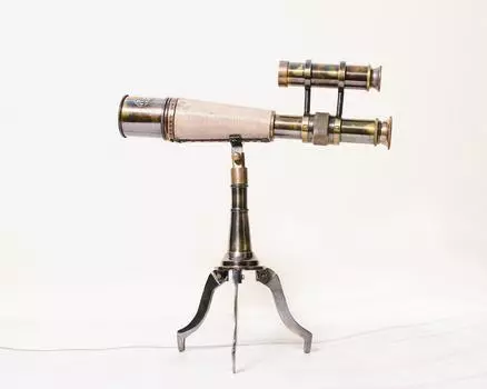 Антикварный латунный кожаный телескоп с индивидуальной гравировкой и подставкой, персонализированный портативный пиратский телескоп, подзорная труба для лодок, подарок на годовщину