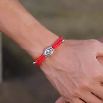 Антикварный простой браслет из нержавеющей стали бежевого цвета, регулируемые мужские украшения для рук, плетеная ручная веревка, винтажные ювелирные изделия, подарки белый