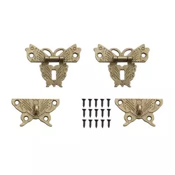 Антикварный ретро винтажный декоративный защелка навесной замок для деревянного шкафа для ювелирных изделий