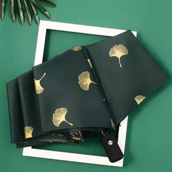 Антикварный солнцезащитный крем, автоматический солнцезащитный козырек от ультрафиолета, складной зонт двойного назначения 28cm