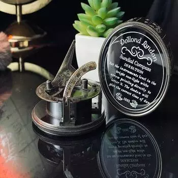 Антикварный солнечный компас, полнофункциональный компас, Диллон, Лондон