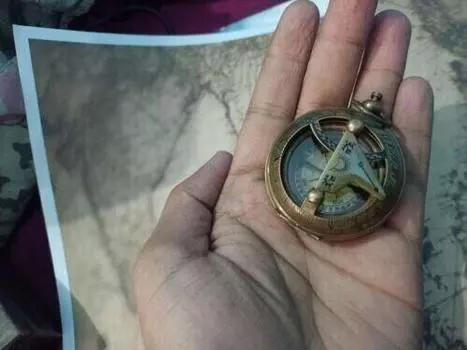 Антикварный стиль Marry Rose Новые солнечные часы-компас Винтажный карманный стиль Морской подарок