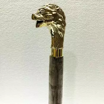 Антикварный стиль Викторианский Винтажный Дизайнерская Латунная Ручка Трость Деревянная Трость M