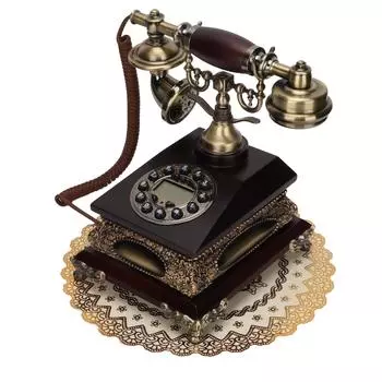 Антикварный телефон из смолы, декоративный ретро-телефон для кафе, бара, офиса, домашнего декора US Plug