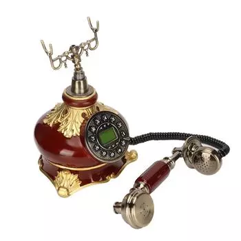 Антикварный телефон Классический европейский ретро цифровой винтажный телефон с ЖК-дисплеем для дома и отеля US Plug