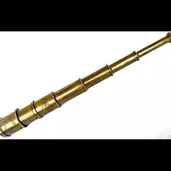 Антикварный телескоп из цельной латуни в викторианском стиле морской 20 дюймов подарок ручной работы M коричневый